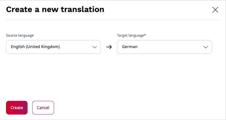 Adding a new translation