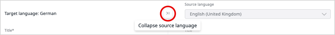Collapse source button